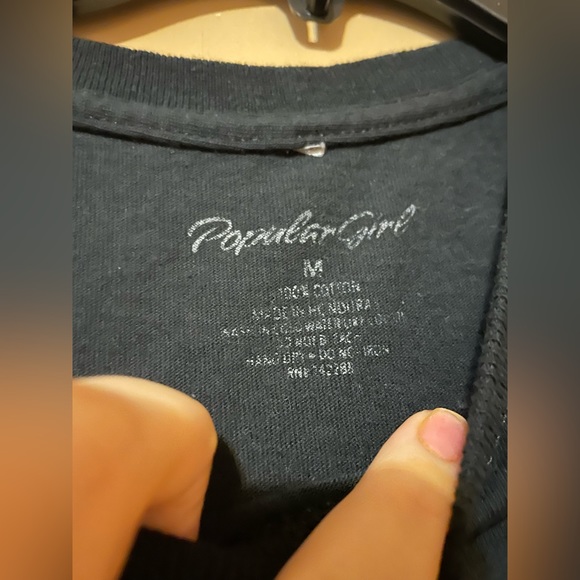 Factory Connection Popular Girl “A Little Bit Wild” Cropped T-Shirt - Picture 2 of 5